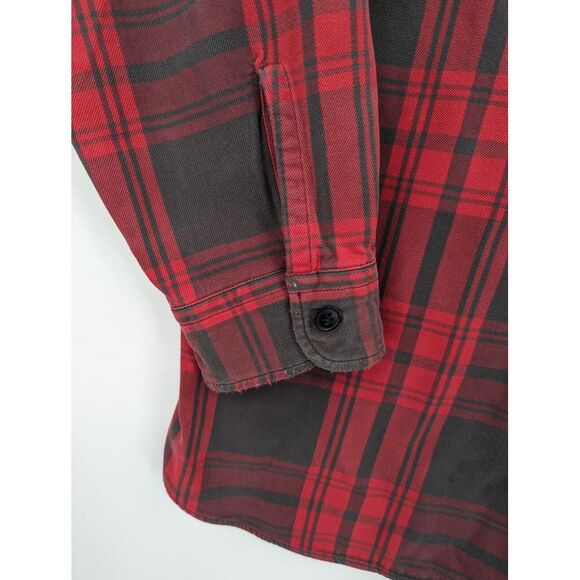 Big Mac VTG Men's Quilted Lined Plaid Flannel Jacket Shirt Medium Tall, Made USA - Picture 2 of 11